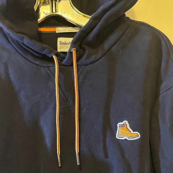 Timberland Black Hoodie with Logo - Picture 2 of 5